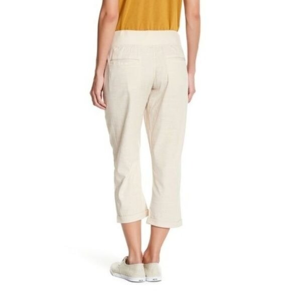 Allen Allen Drawstring Capri Pants - Picture 2 of 5